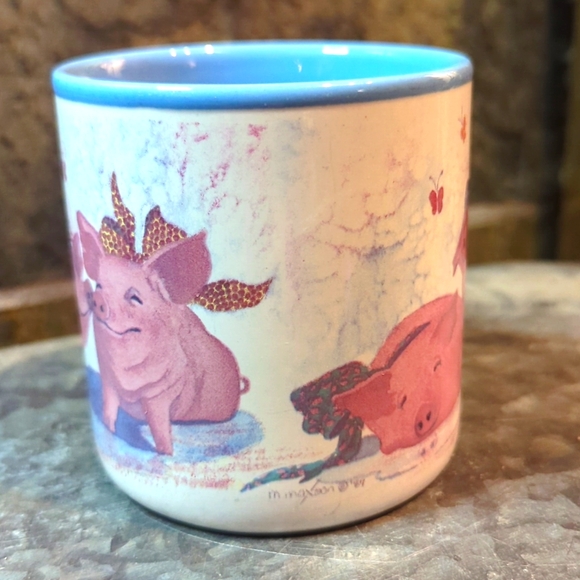 Vintage Potpourri Press Pig Out Ceramic Mug - Picture 2 of 7